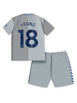 Everton Ashley Young #18 Replika Tredje Kläder Barn 2023-24 Kortärmad (+ byxor)